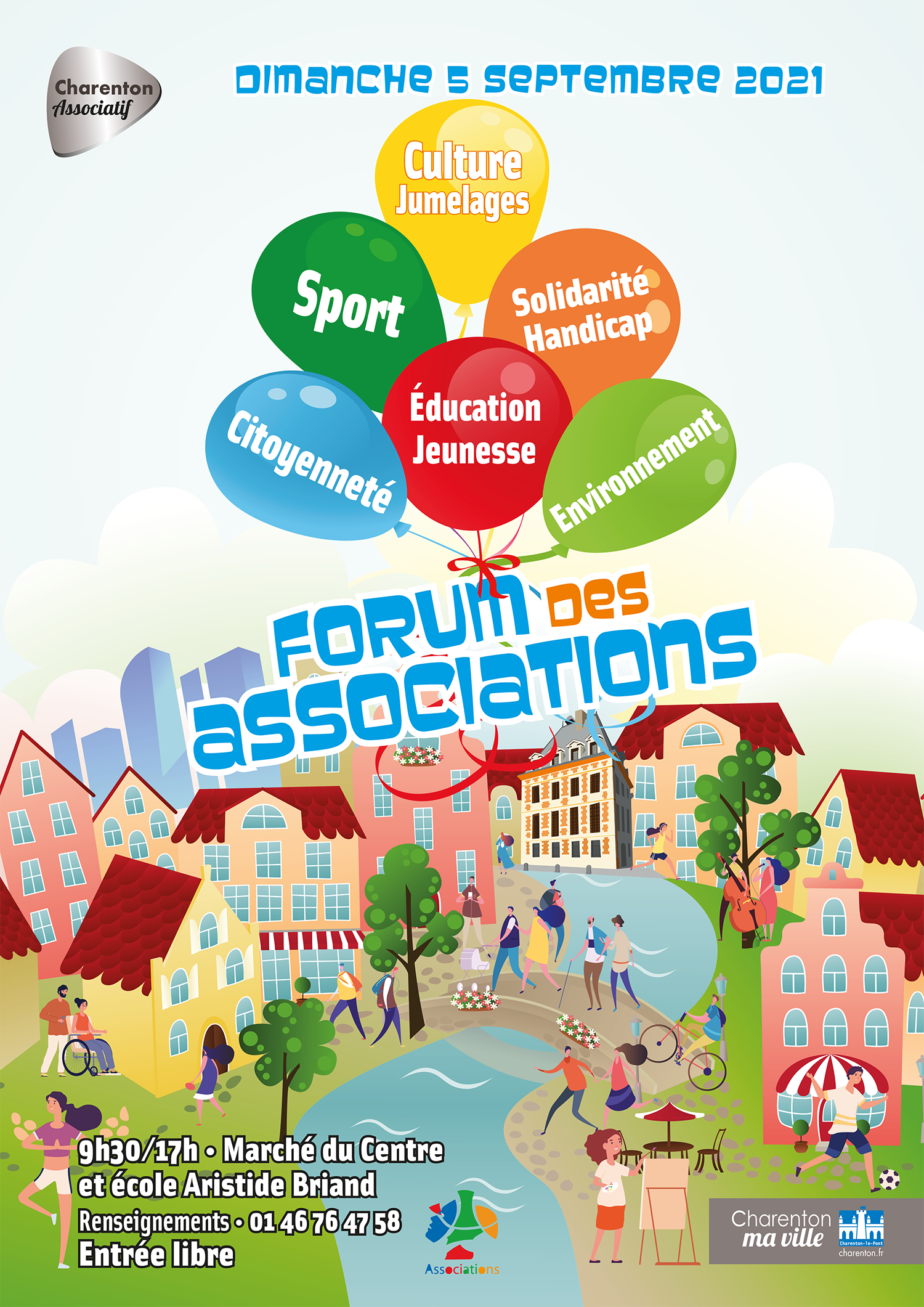 Forum des Associations 2021 – Comité de jumelage Charenton-le-pont